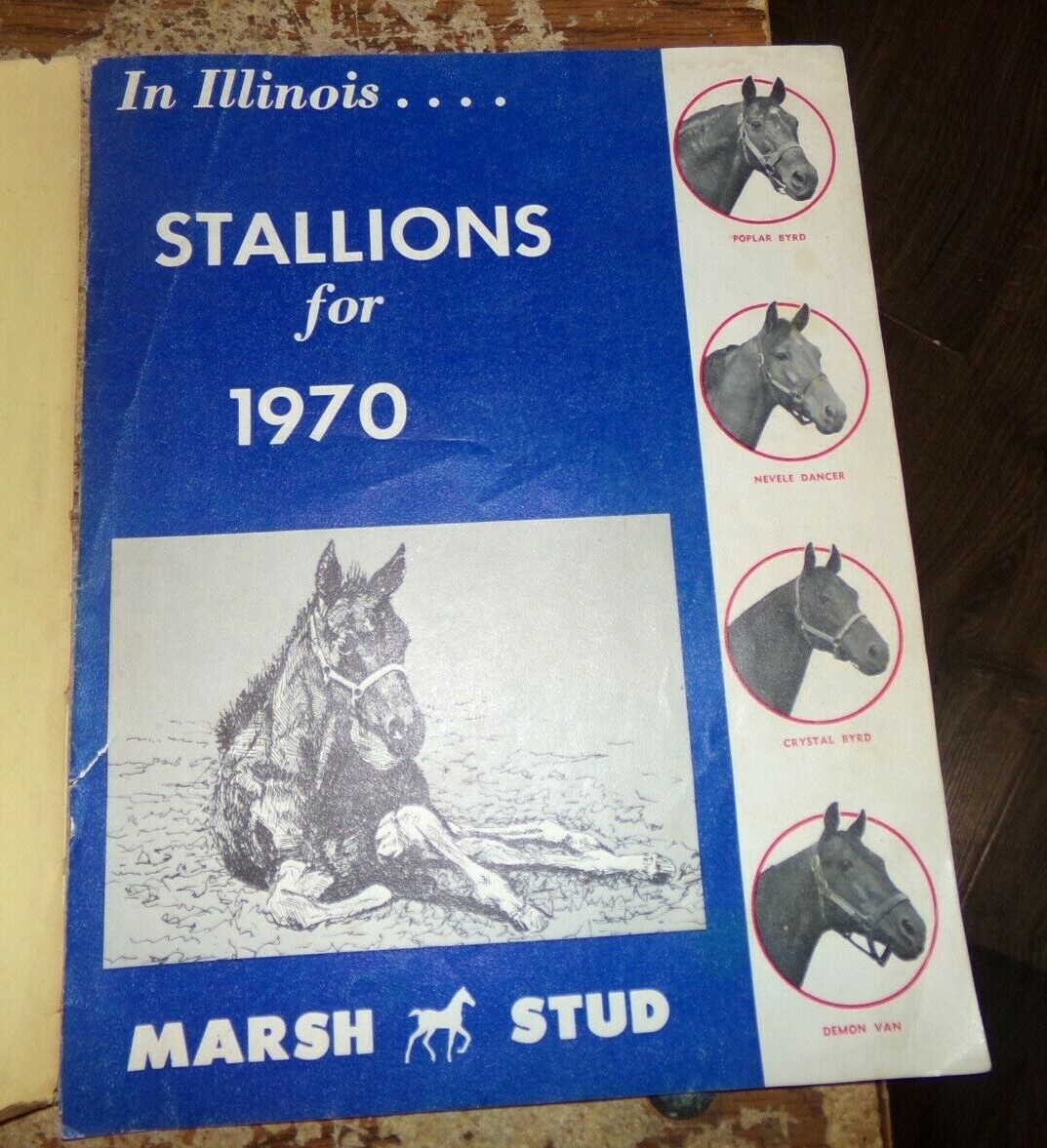 3-lot 60&rsquo;s, 70&rsquo;s farm progress show programs + marsh stud stallion booklet used