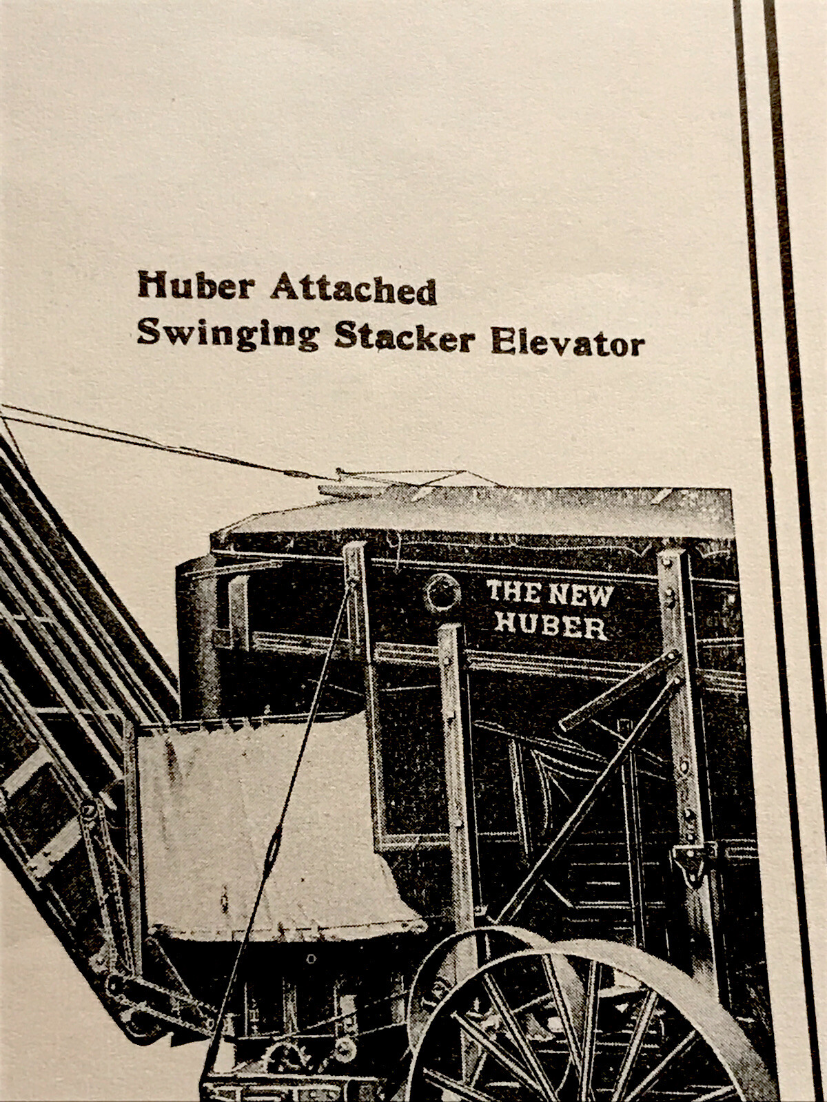 1906 Huber Traction Engine Farm Implements Advertising – Marion – Ohio
