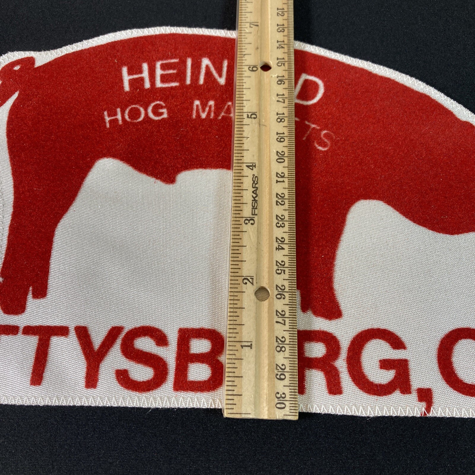 Large Heinold Hog Markets Gettysburg Ohio Farming Agriculture Farm Logo Patch