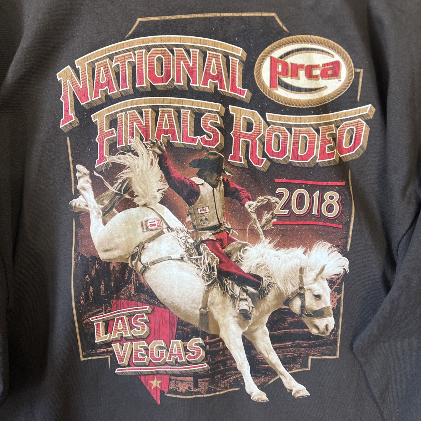 2018 National Finals Rodeo 60th Anniversary Las Vegas Ghost Rider 2XL -Shirt NWT