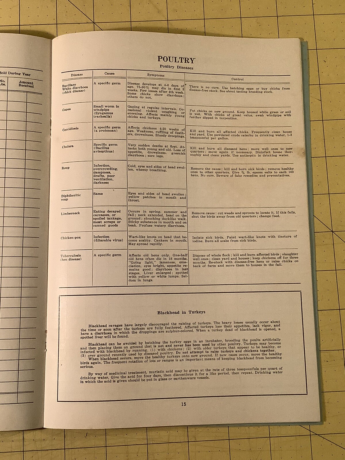 Vintage Farm Account Book L.S. Dunbars Implement Store Napoleon Ohio INV-P1127