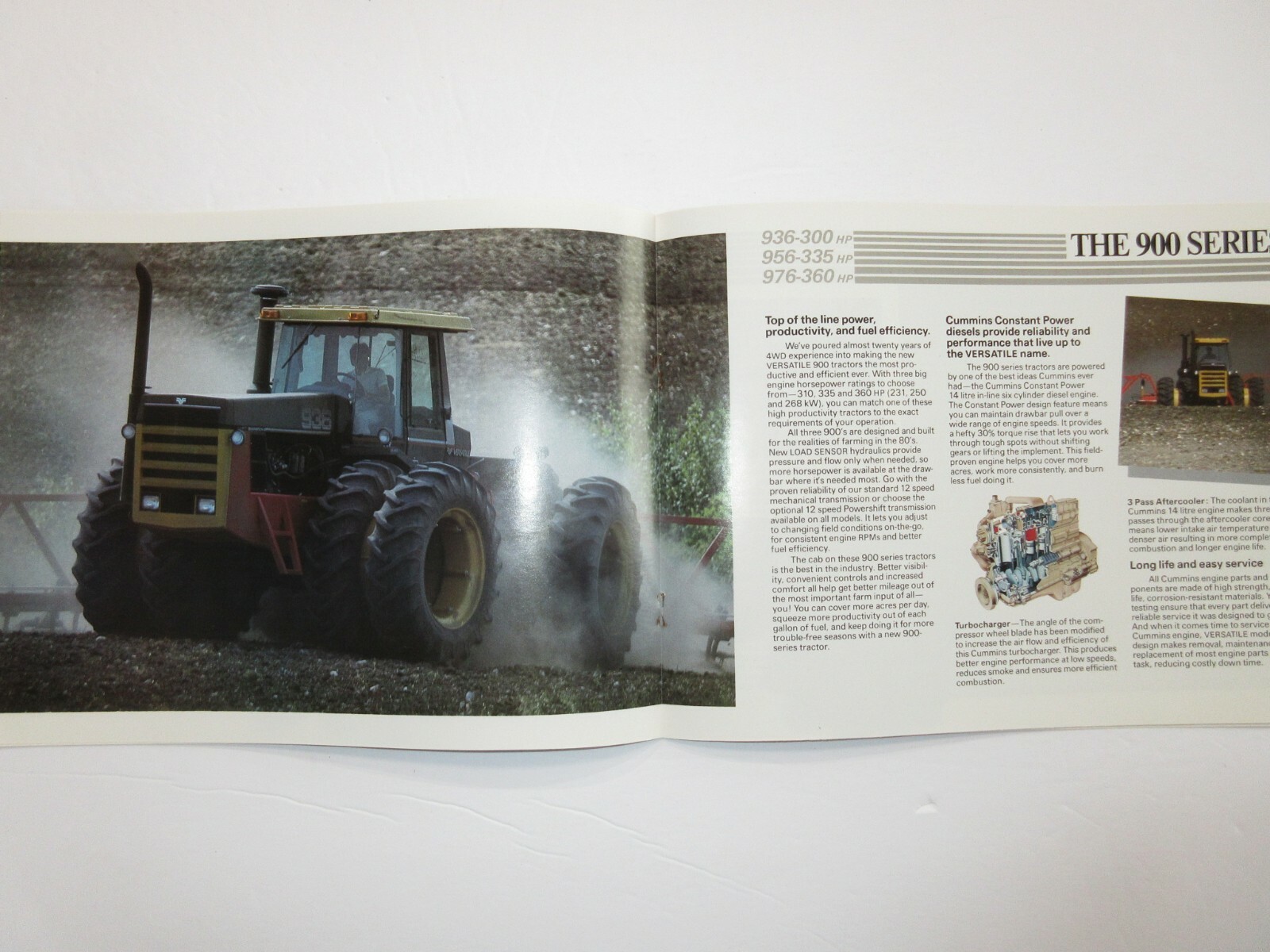 Versatile 836 856 876 936 956 976 4wd Farm Tractor Brochure 1984 24 Pages