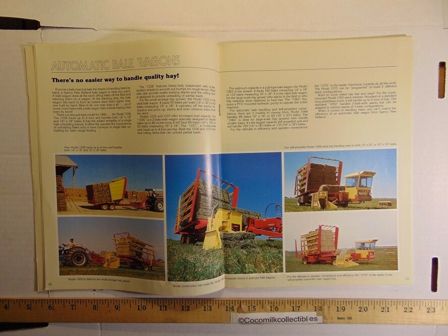 Vintage 1980 Sperry New Holland Equipment Buyer&rsquo;s Guide Brochure
