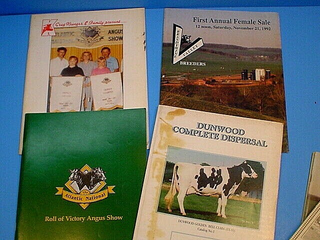 (15) 70&rsquo;s 80&rsquo;s 90&rsquo;s HERD DISPERSAL COWS HEIFERS CATALOG OXFORD~KENNETT SQUARE PA