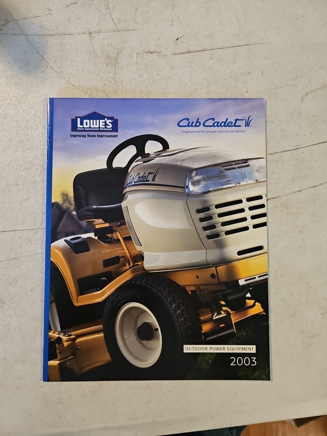 Lowe&rsquo;s 2003 Cub Cadet Outdoor Power Equipment Catalog