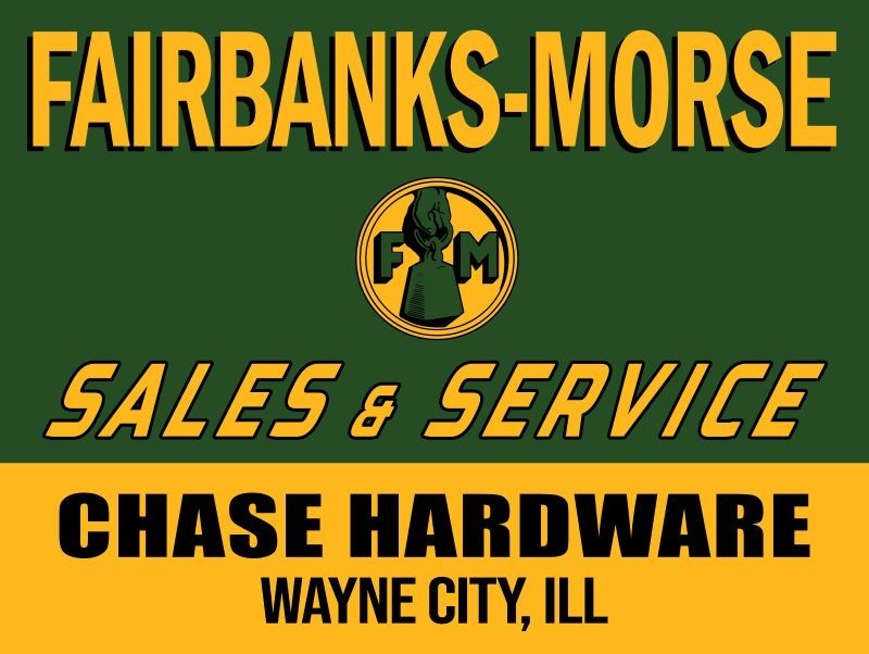 Fairbanks Morse Scales Sales & Service NEW Metal Sign: 12 x 16&Prime; Ships Free