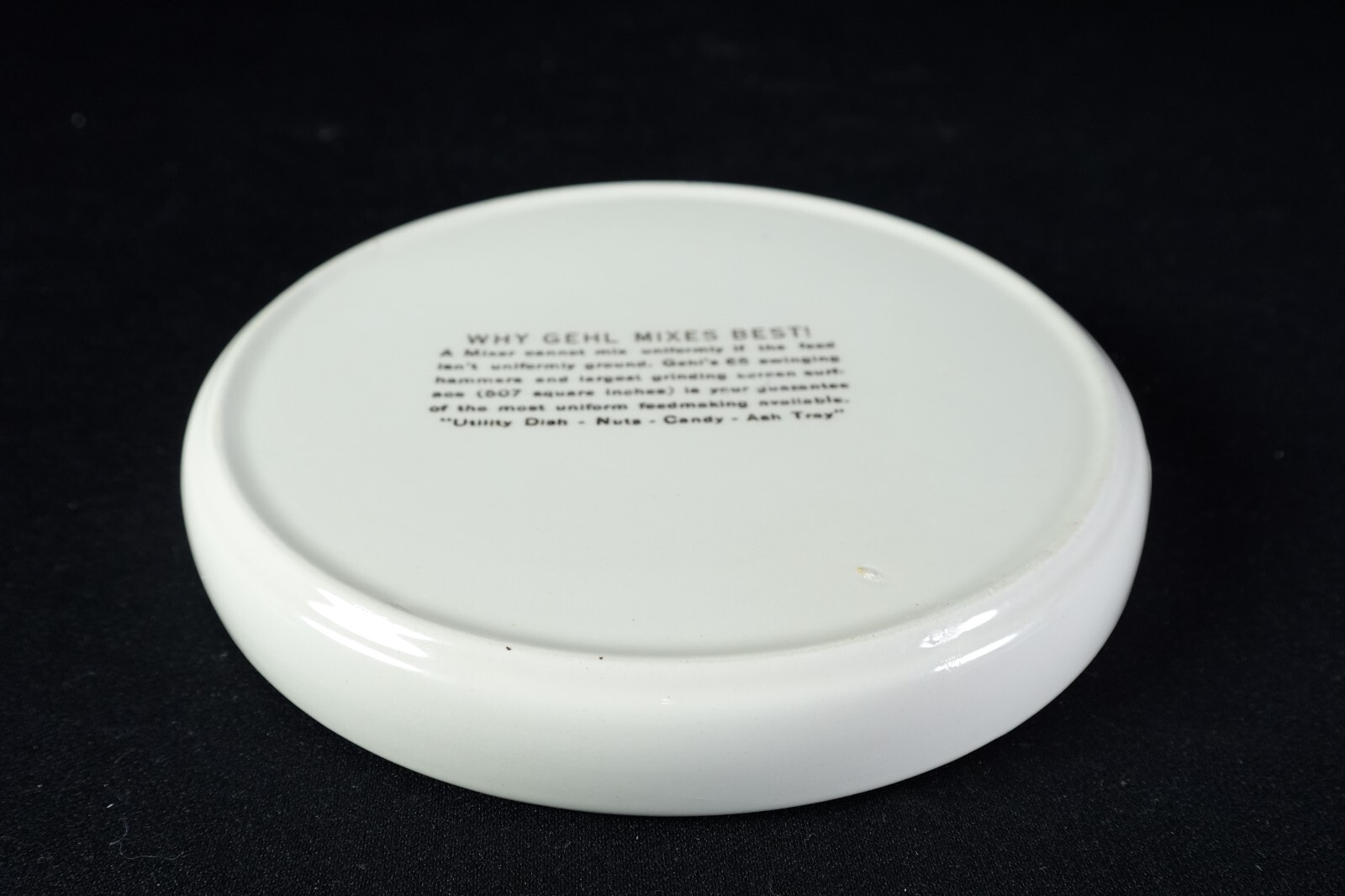 Gehl Vtg Farm Feed Mixer Advertiser Customer Premium Tray Dish For Nuts Candy