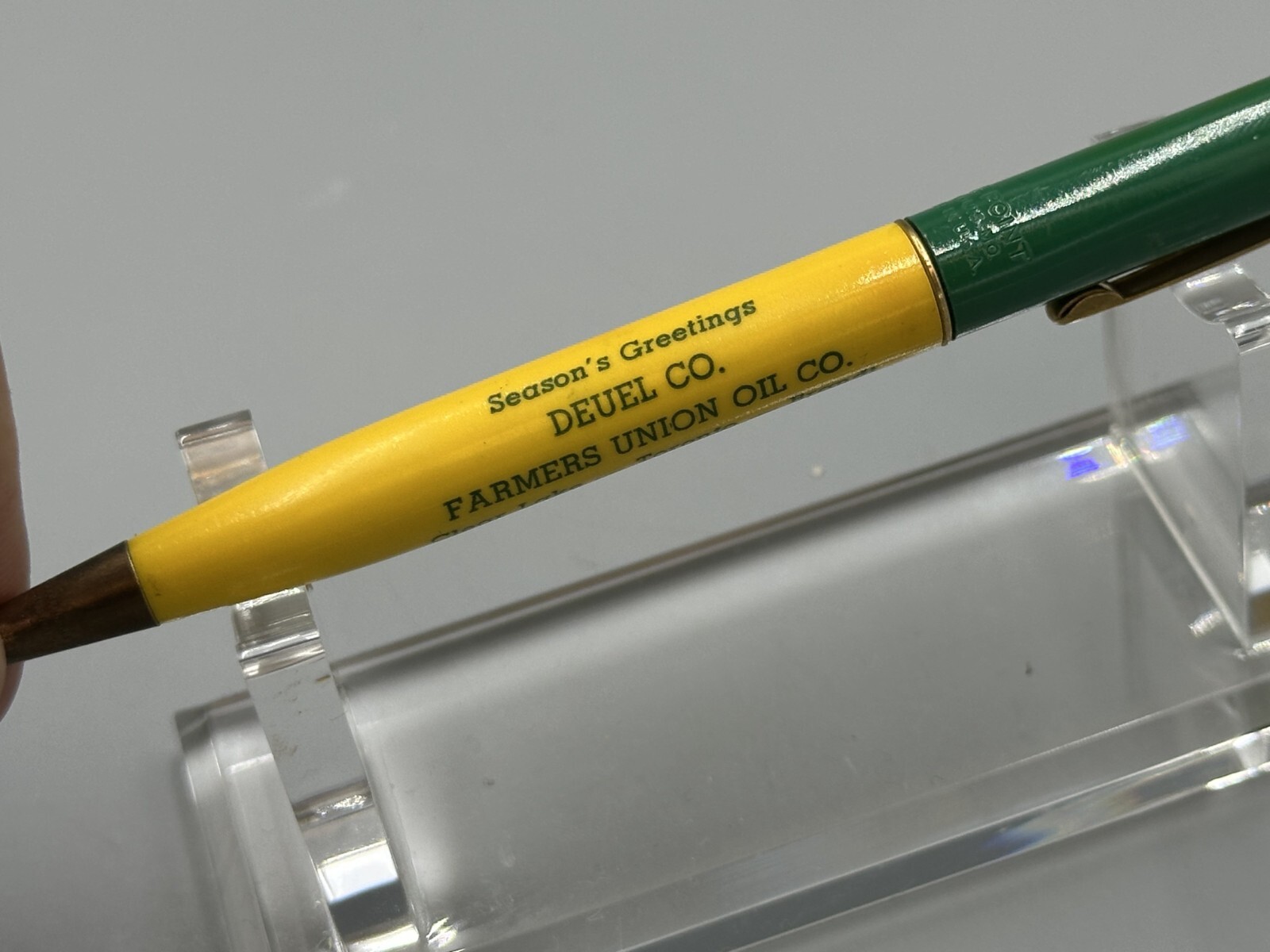 Vintage FARMERS UNION Advertising Mechanical Pencil