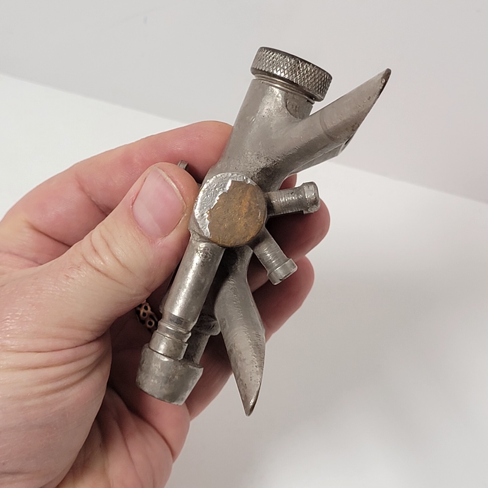 Vintage Old Brass Chrome Milking Claw Unique Rare