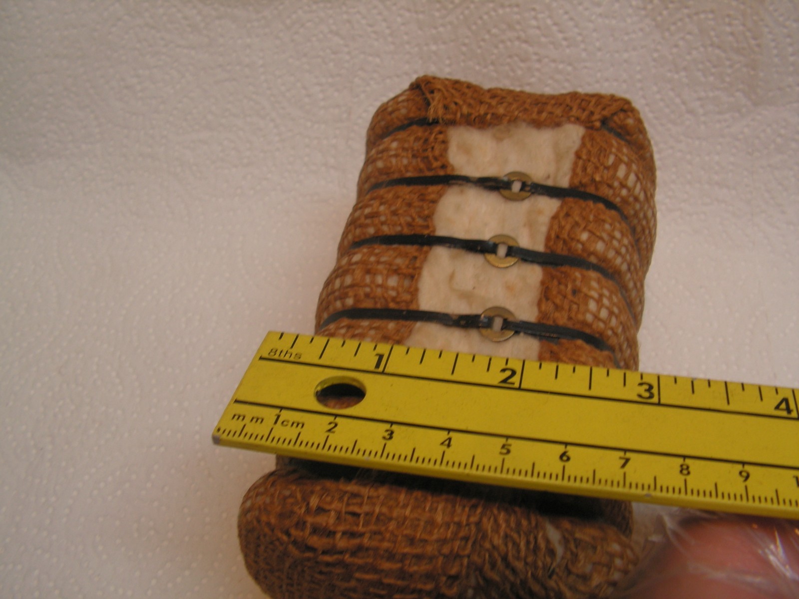 Vintage Cotton Bale Souvenir From EGYPT Per Habitat Center – Small Miniature