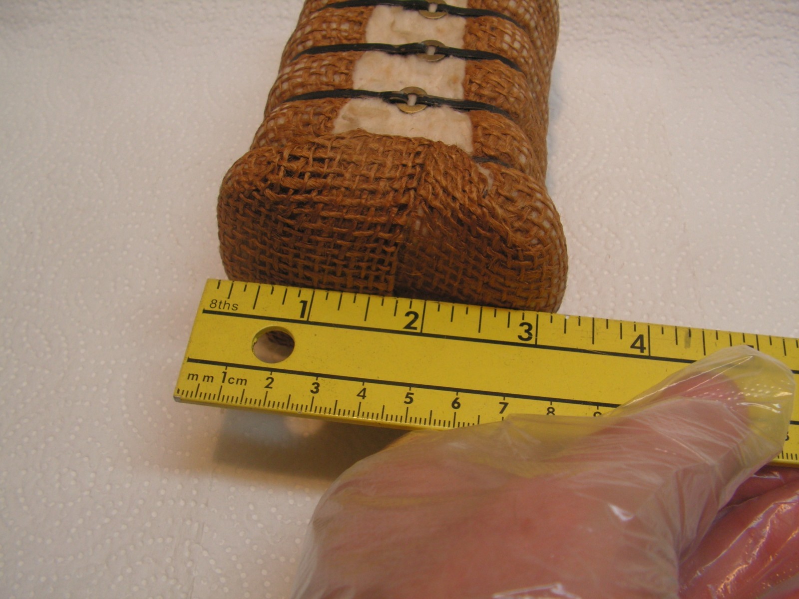 Vintage Cotton Bale Souvenir From EGYPT Per Habitat Center – Small Miniature