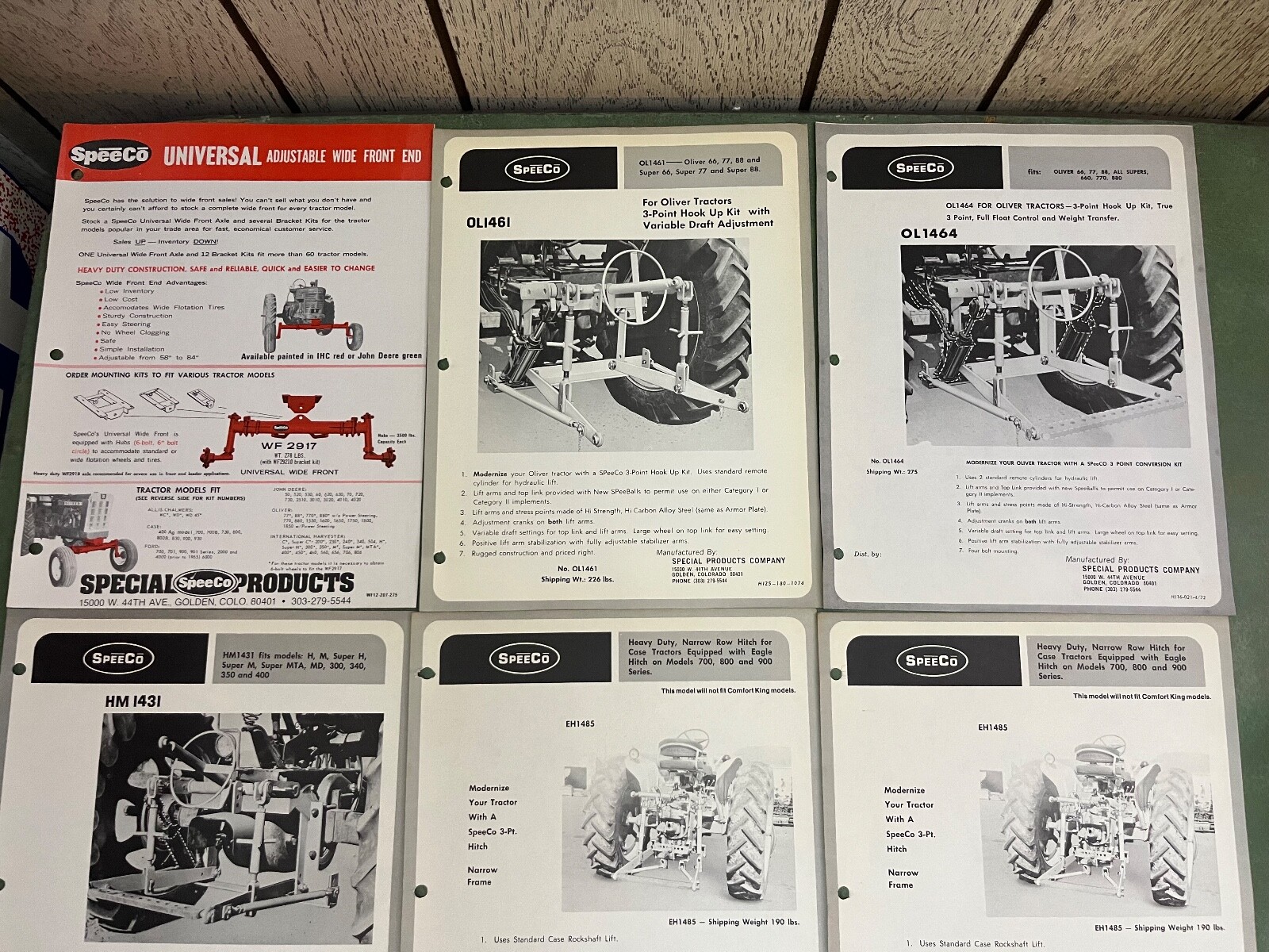 Collection Of SpeeCo Agriculture Equipment Advertising
