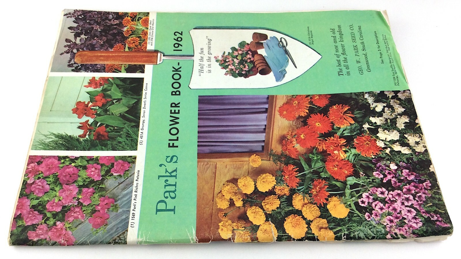 Parks Flower Book 1962 Greenwood South Carolina Garden Seed Catalog Q364