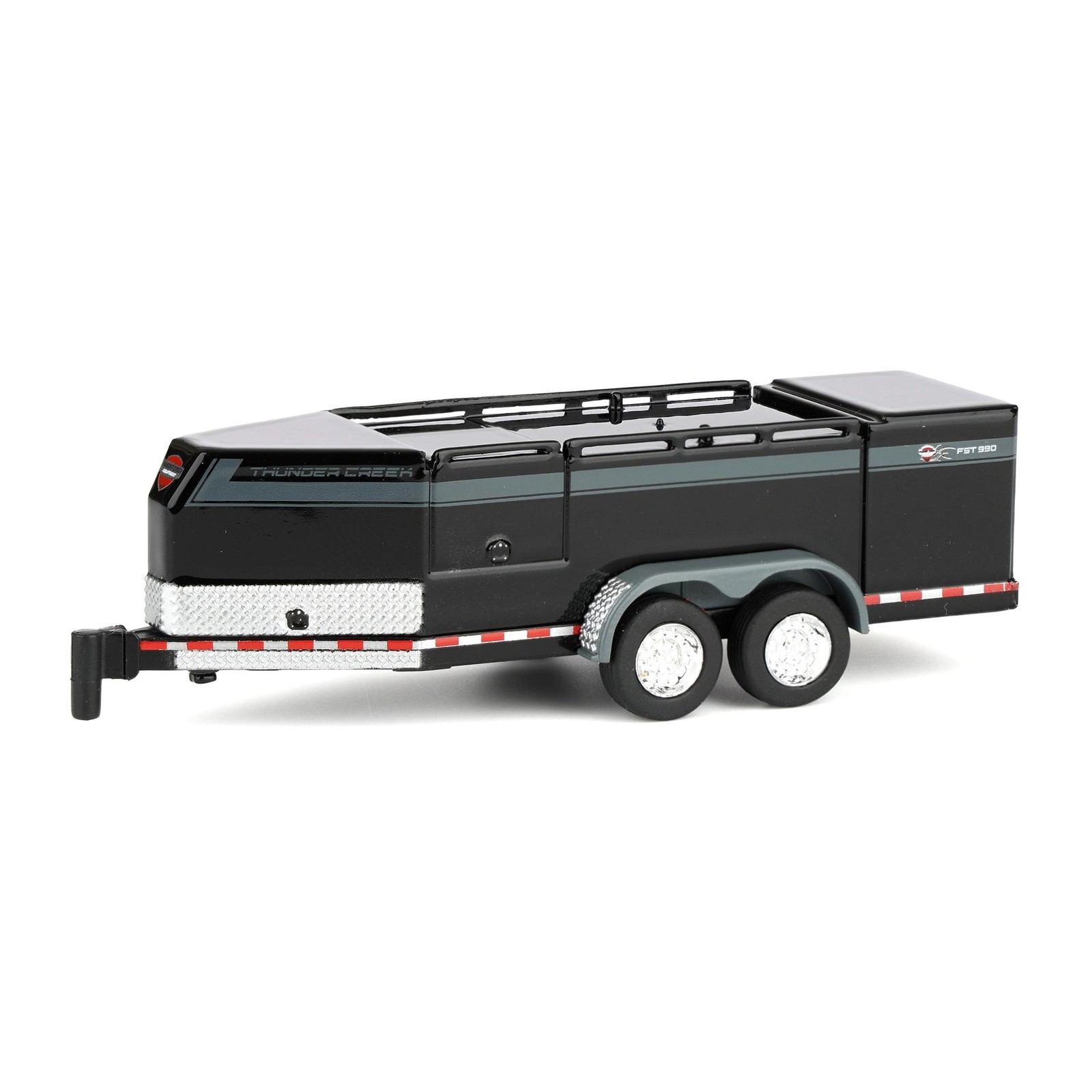 1/64 Thunder Creek FST990 Tandem Axle Fuel Trailer, Black, TCM601