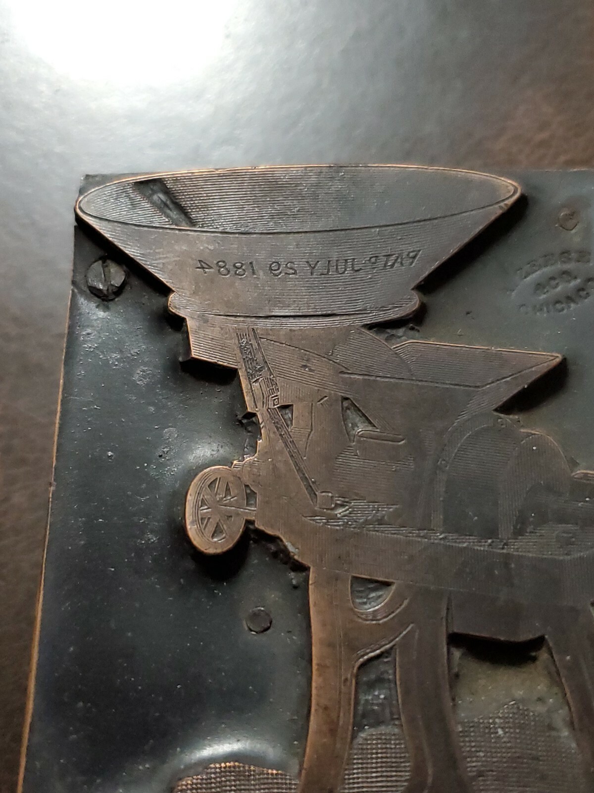 1884 Original Farm Implements Print Block Farm Cream Separators « DAISY »