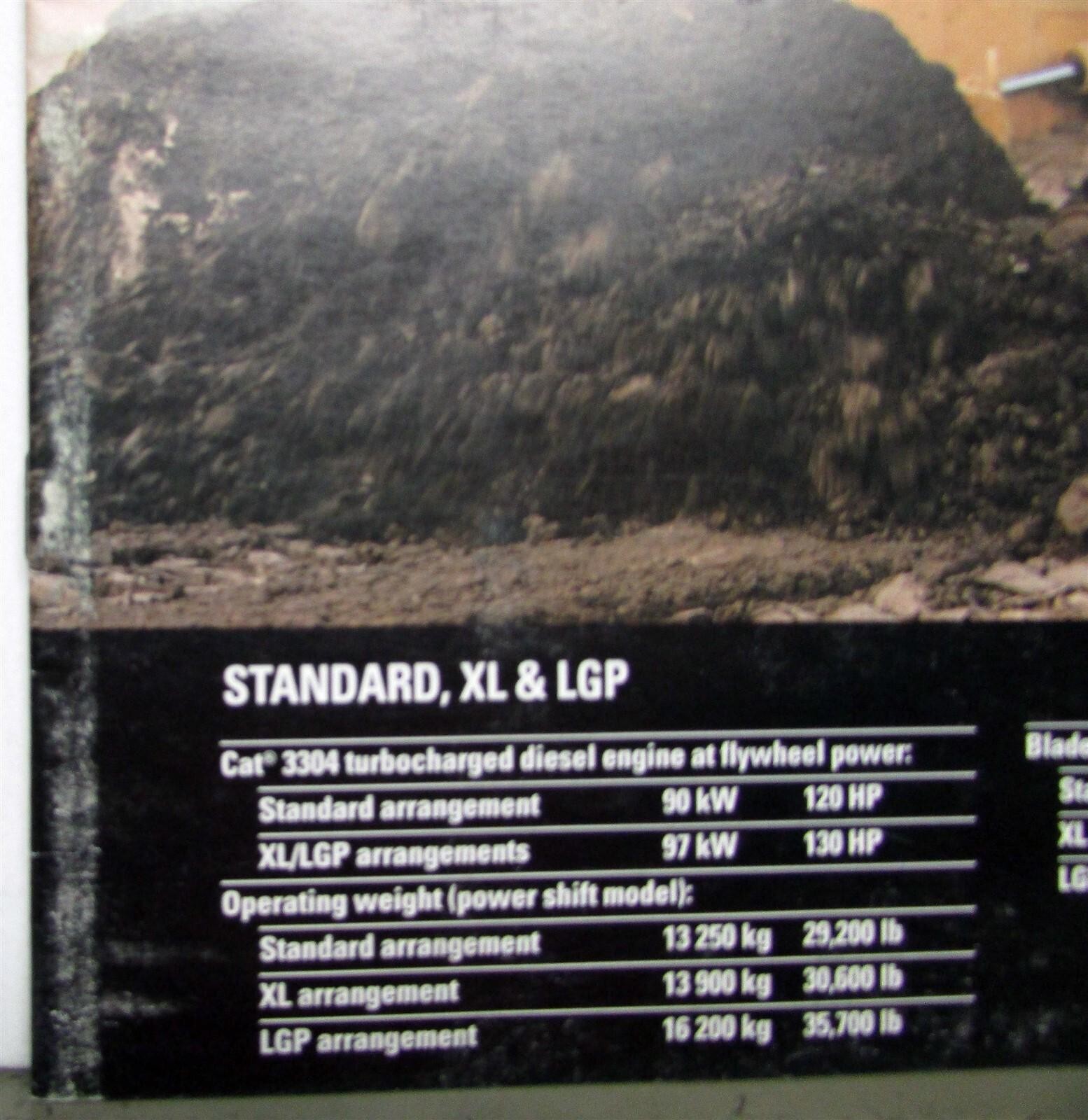 1995 Caterpillar D5H Series II Track Type Tractor Construction Sales Brochure
