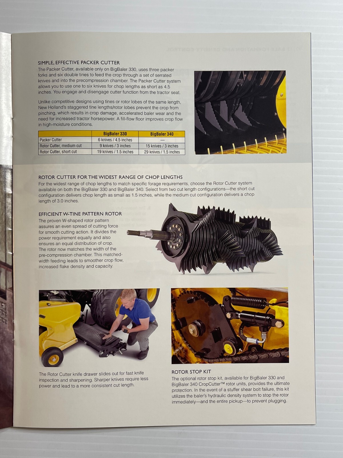 New Holland Bigbaler Series *330 / 340* Sales Brochure (Original Brochure) 2013