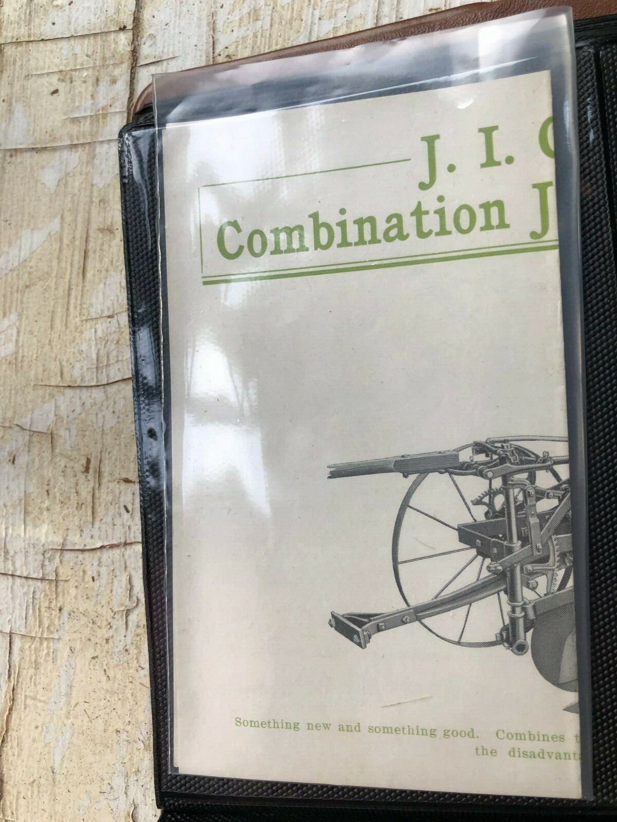 MISC-4162 early 1900s/late 1800s J I CASE FARM IMPLEMENT flyer JOINTER-COULTER