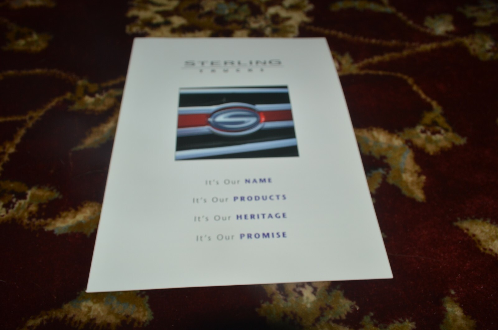 Sterling Trucks.For 1998 Brochure FCCA