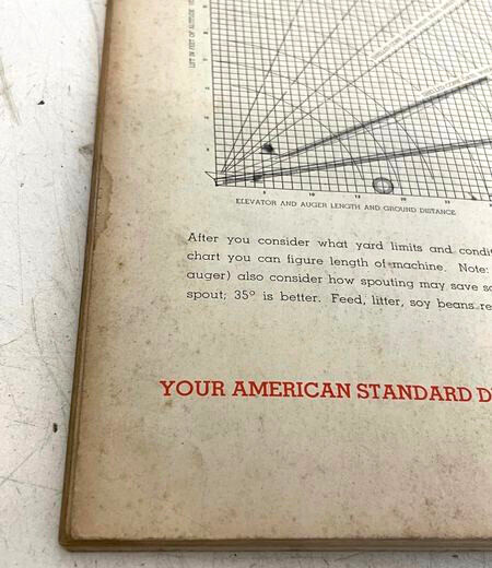 Vtg 1958 American Standard Planter Farm Equipment Brochure Catalog and Inserts