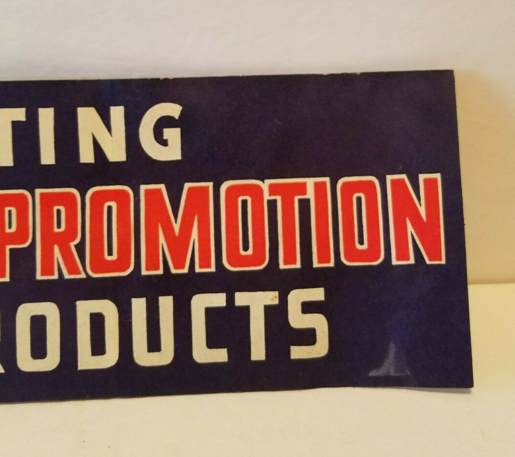 Vintage BOOSTING Voluntary Promotion FARM PRODUCTS Bumper STICKER Farmer Decal
