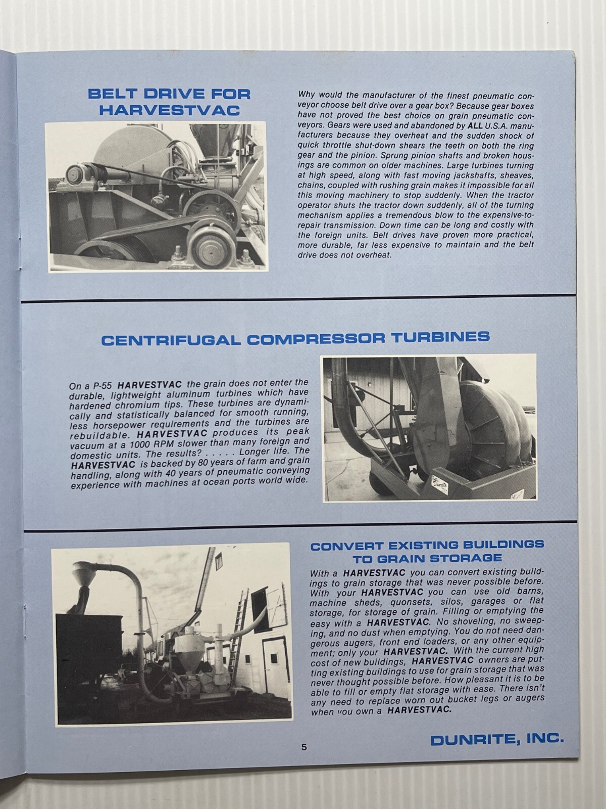 Buckskin Bill&rsquo;s Harvestvac by Dunrite – Sales Brochure *Original Dated 1980s*