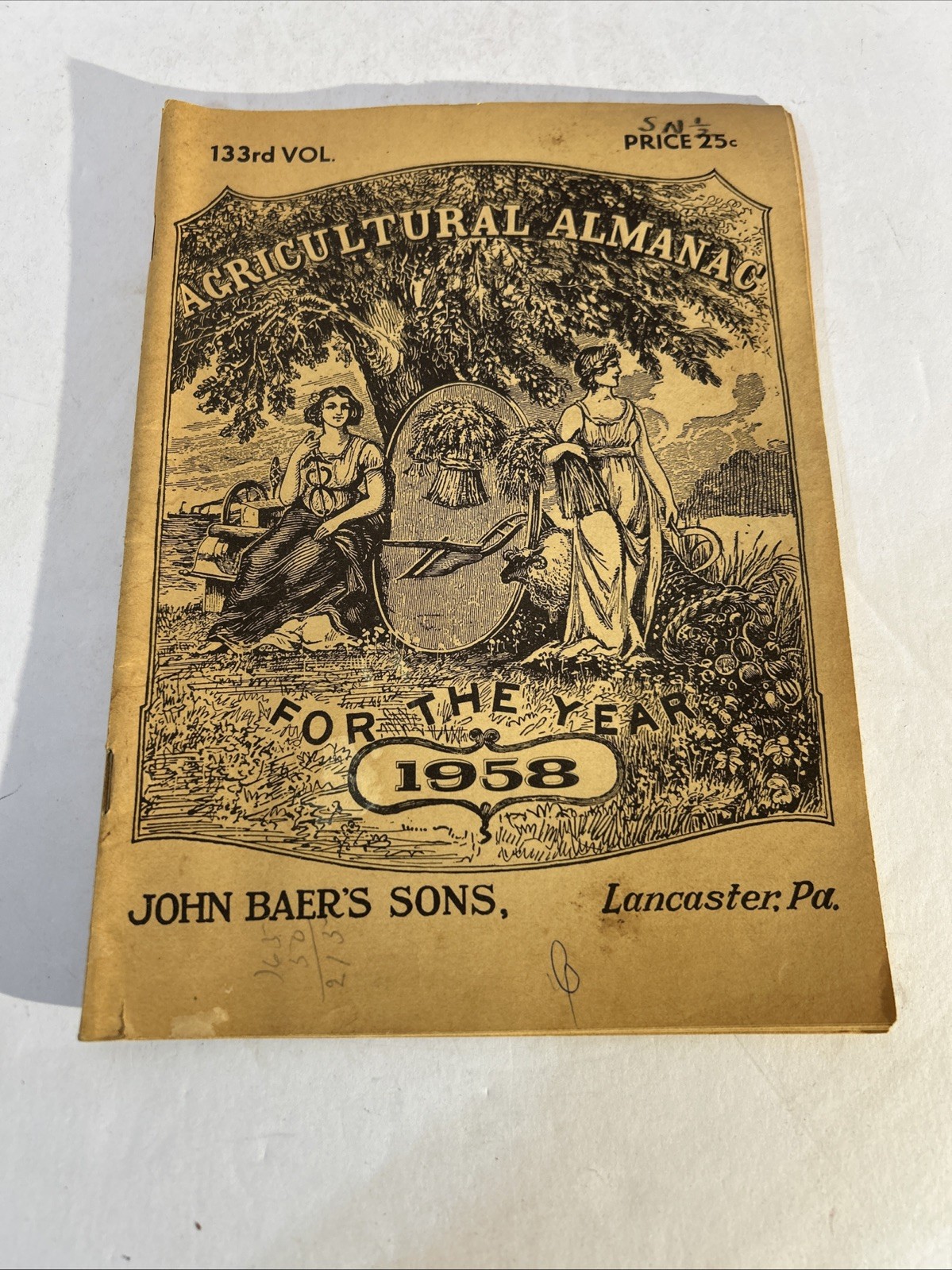 Agricultural Almanac Lot Of 16, Plus One Royster’s Almanac 1962