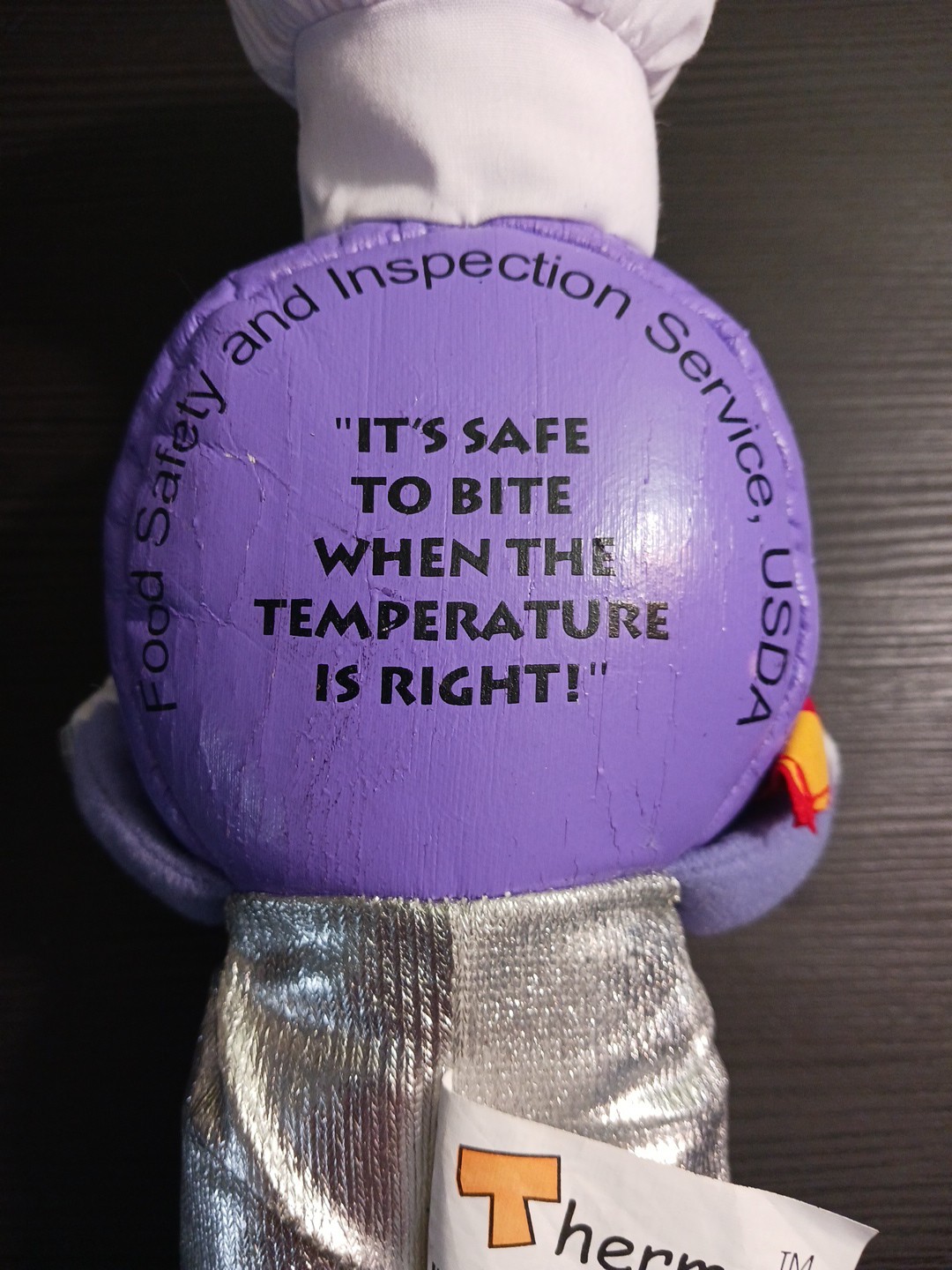 Thermy Thermometer Plush toy 10&Prime; tall U.S. Dept. of Agriculture RARE 2017
