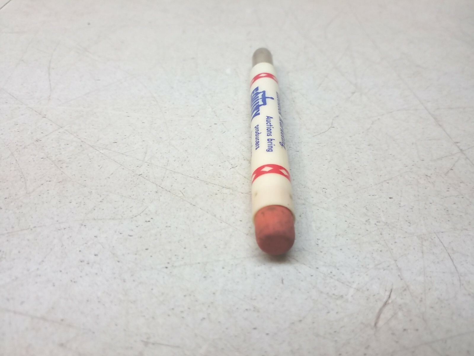 Equity Cooperative Livestock Sales Baraboo Wisconsin Vtg Ag Ad Bullet Pencil