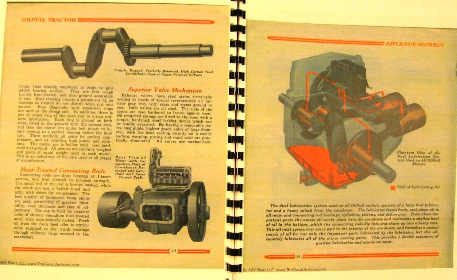 Vintage Rumely Oil Pull Tractor & Equipment Sales Catalogue All Models