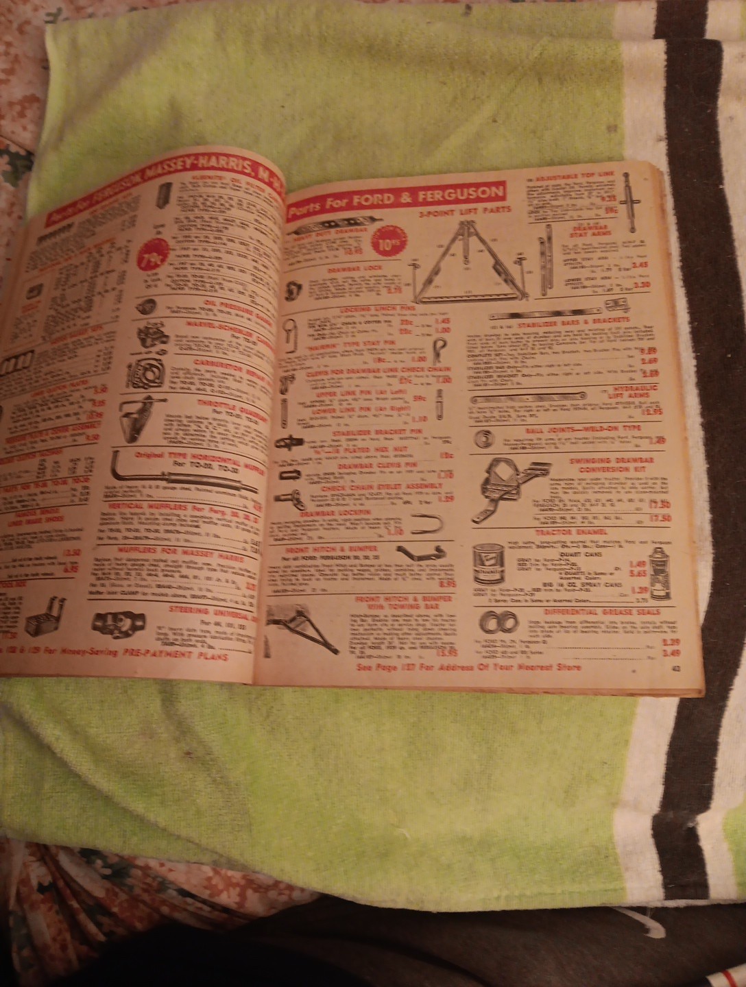 1961 Tractor SUPPLY COMPANY PART GUIDE Blue BOOK Agricultural Machinery Magazine