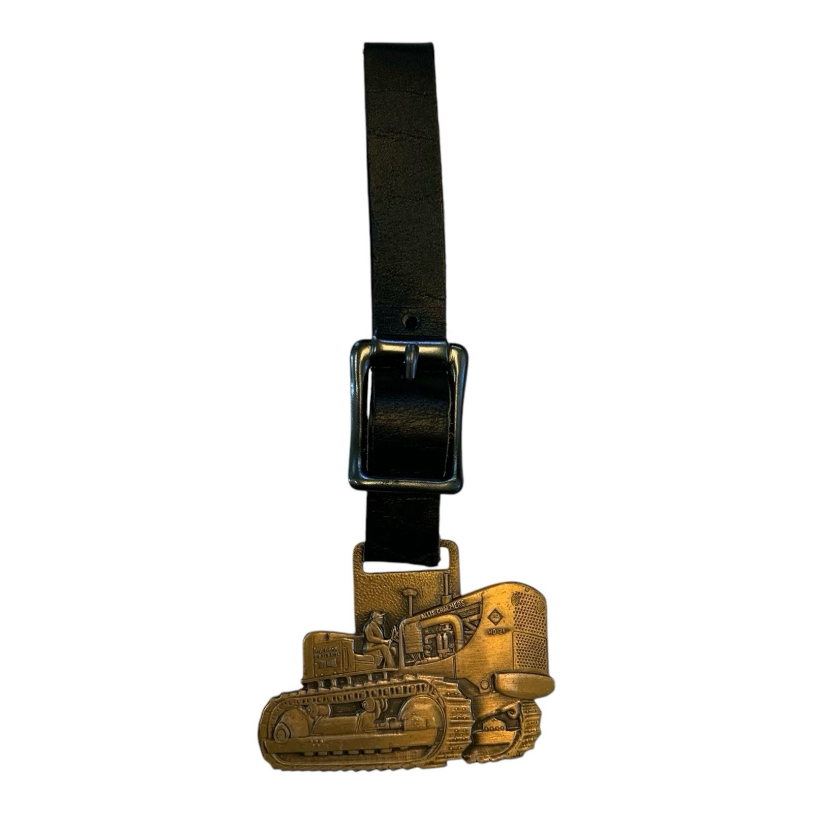 AC Allis Chalmers Equipment FOB Leather Strap Agriculture Farm Tractor Metal
