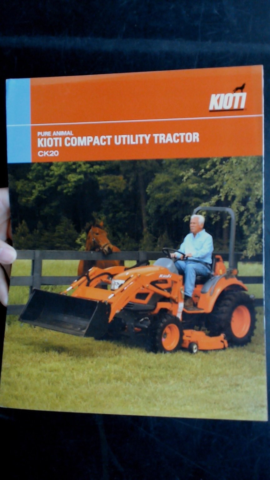 Kioti CK20 Compact Utility Tractor Brochure Vintage Agricultural Advertising