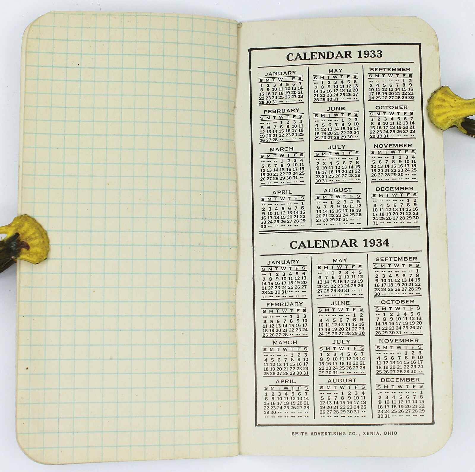 Vintage 1933 PLYMOUTH BINDER TWINE for Grain Harvest Data Notebook