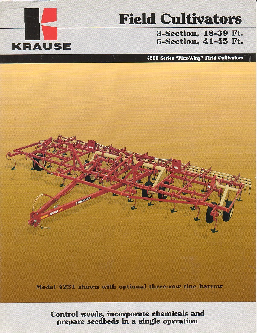 Farm Implement Brochure – Krause – 4200 – Flex-Wing Field Cultivator (F2439)