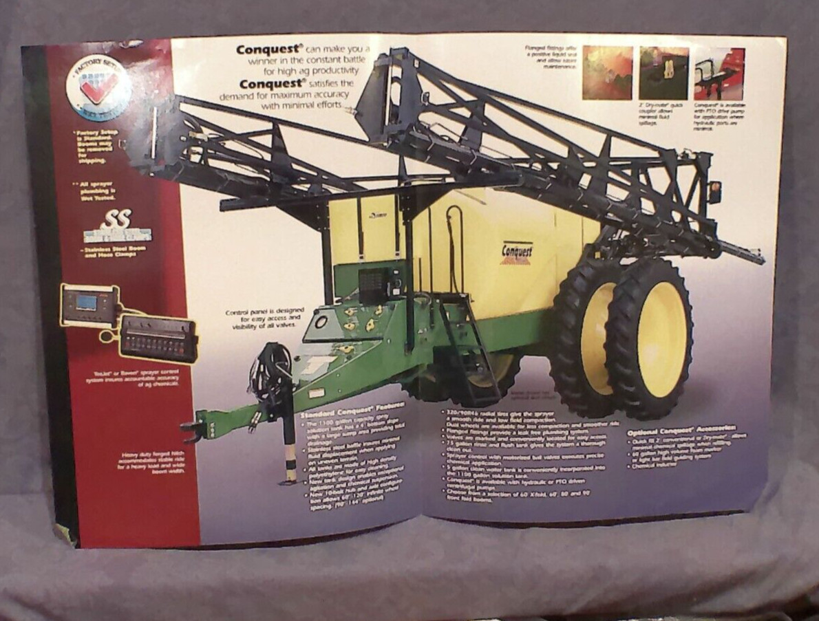 Conquest « A Flagship Sprayer For A Progressive Age » Demco Sales Brochure
