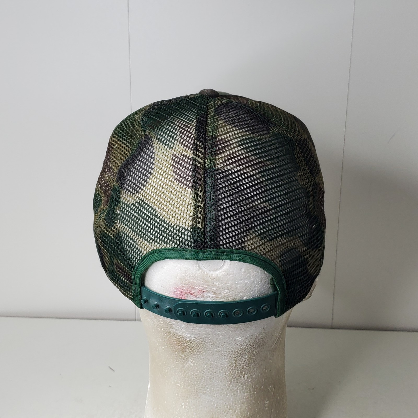 Vintage Farm Credit Services Owensboro KY Camo Trucker Hat Advertising Cap