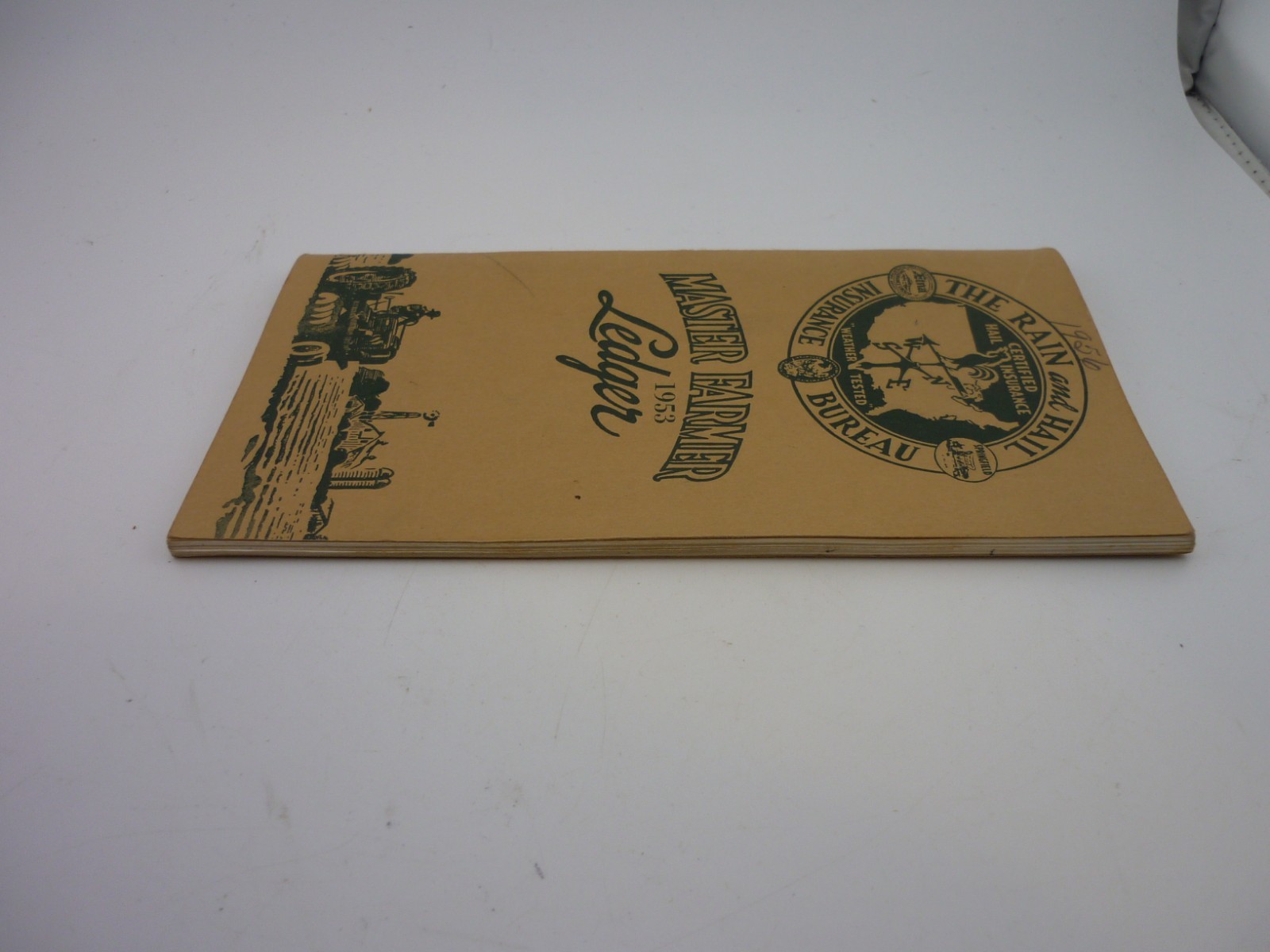 1953 Master Farmer Ledger Rain Hail Insurance Bureau Farm Record Book