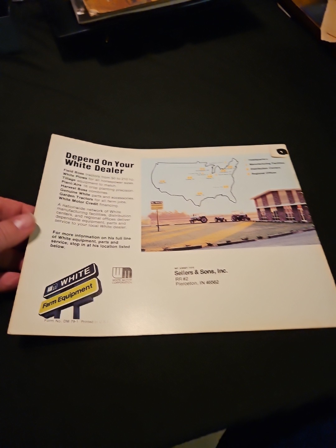 1979 White Farm Equipment Catalog Tractor