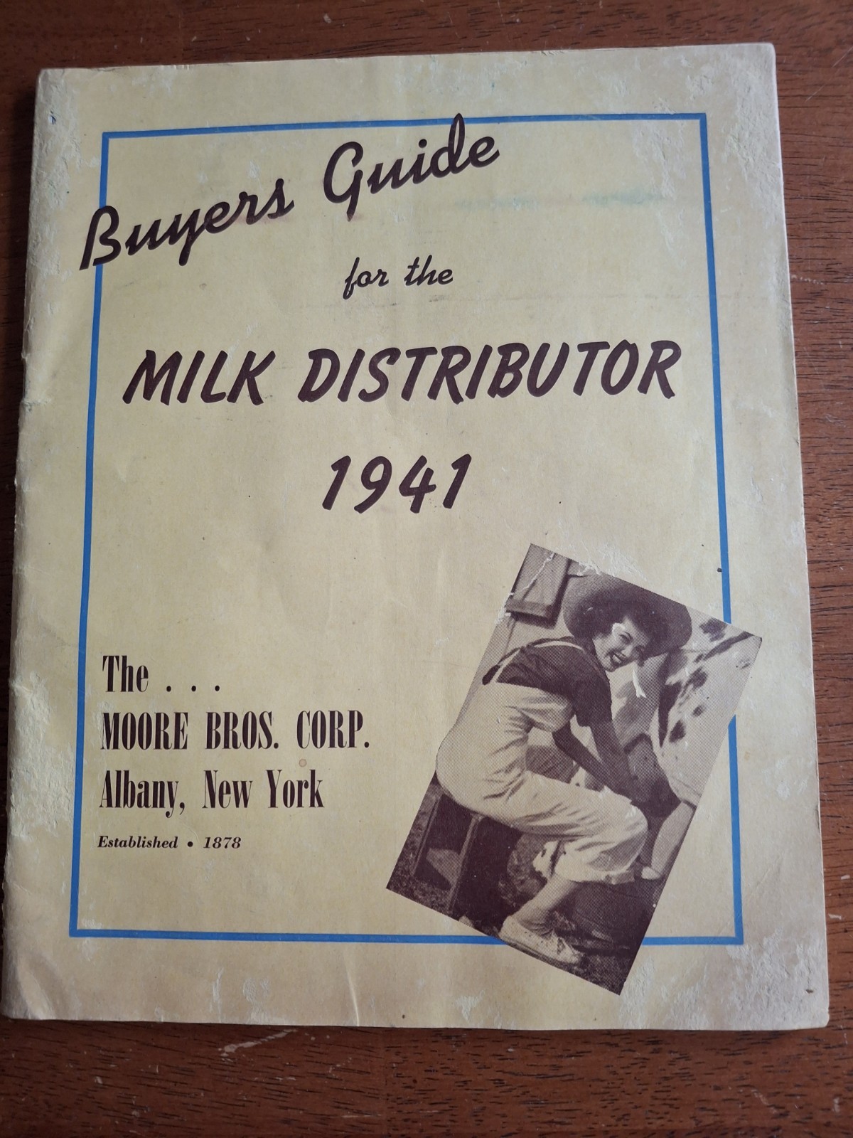 1941 Buyers Guide for the Milk Distributor Moore Bros Corp Albany NY