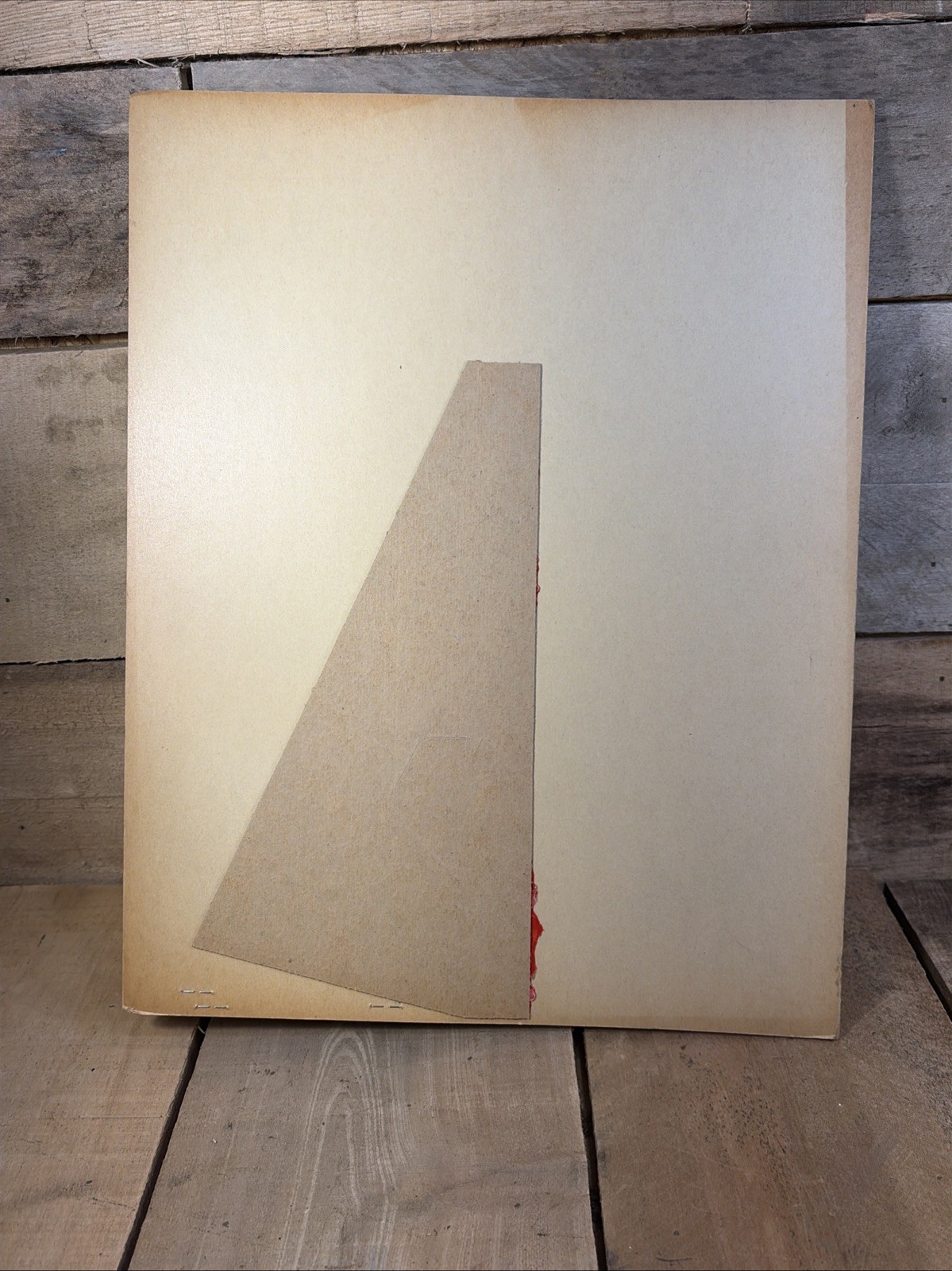 Vintage Brochure Counter Display Sign Ribstone Farm Silo Ph 3-2429 Illinois Ohio