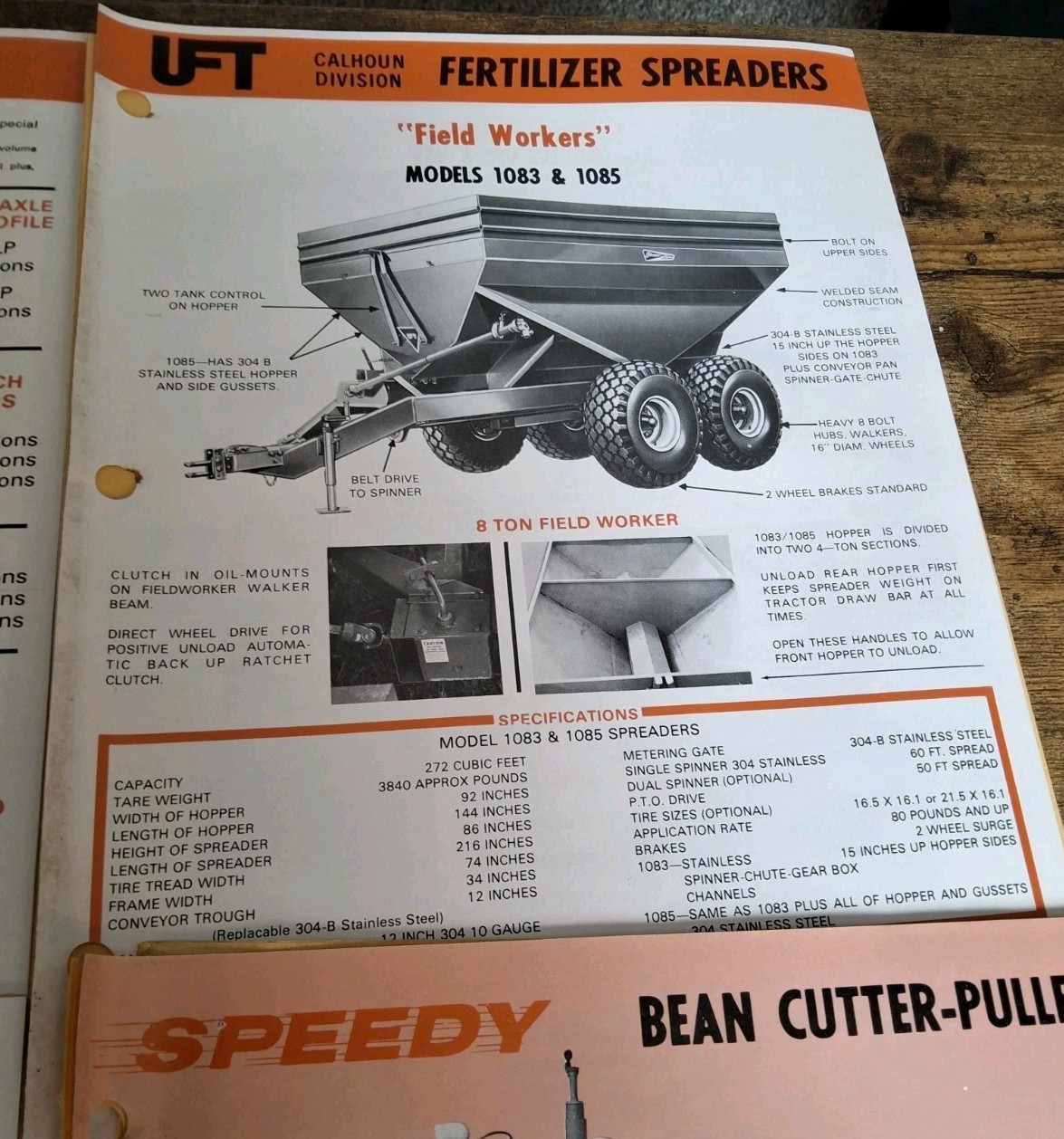 United Farm Tools Inc For Every On-the-farm Need Catalog & Attachments Brochures