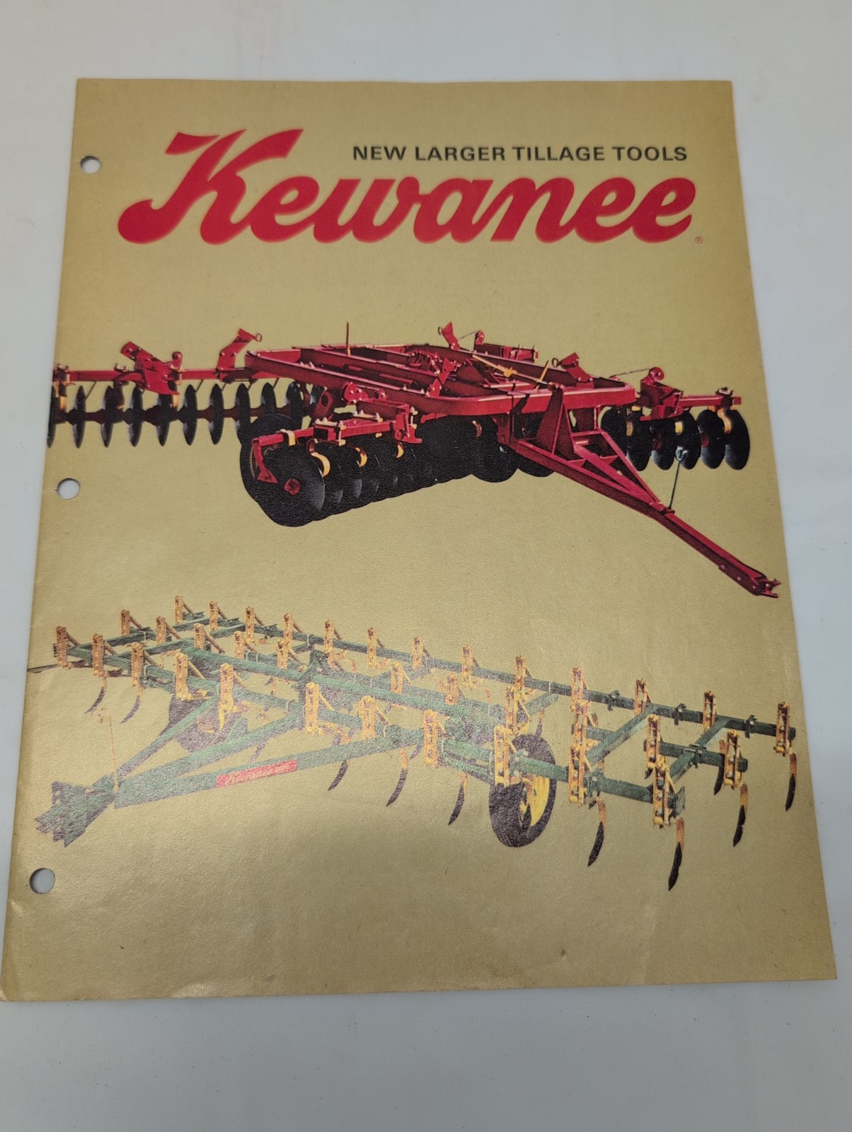 Kewanee Tillage Tools Brochure 24 Pages Good Condition
