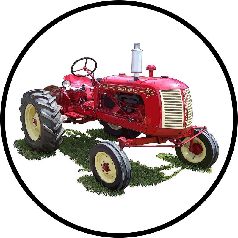 Cockshutt Model 20 Tractor NEW Metal Sign 28&Prime; Dia. Round AMERICAN STEEL