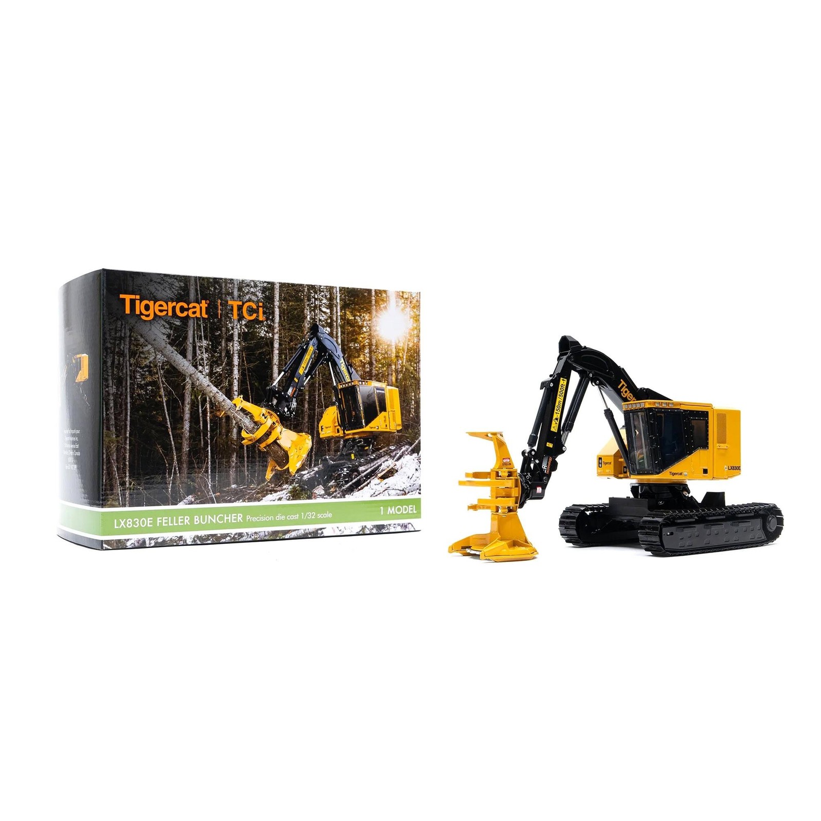1/32 Tigercat LX830E Feller Buncher with Tracks CV917