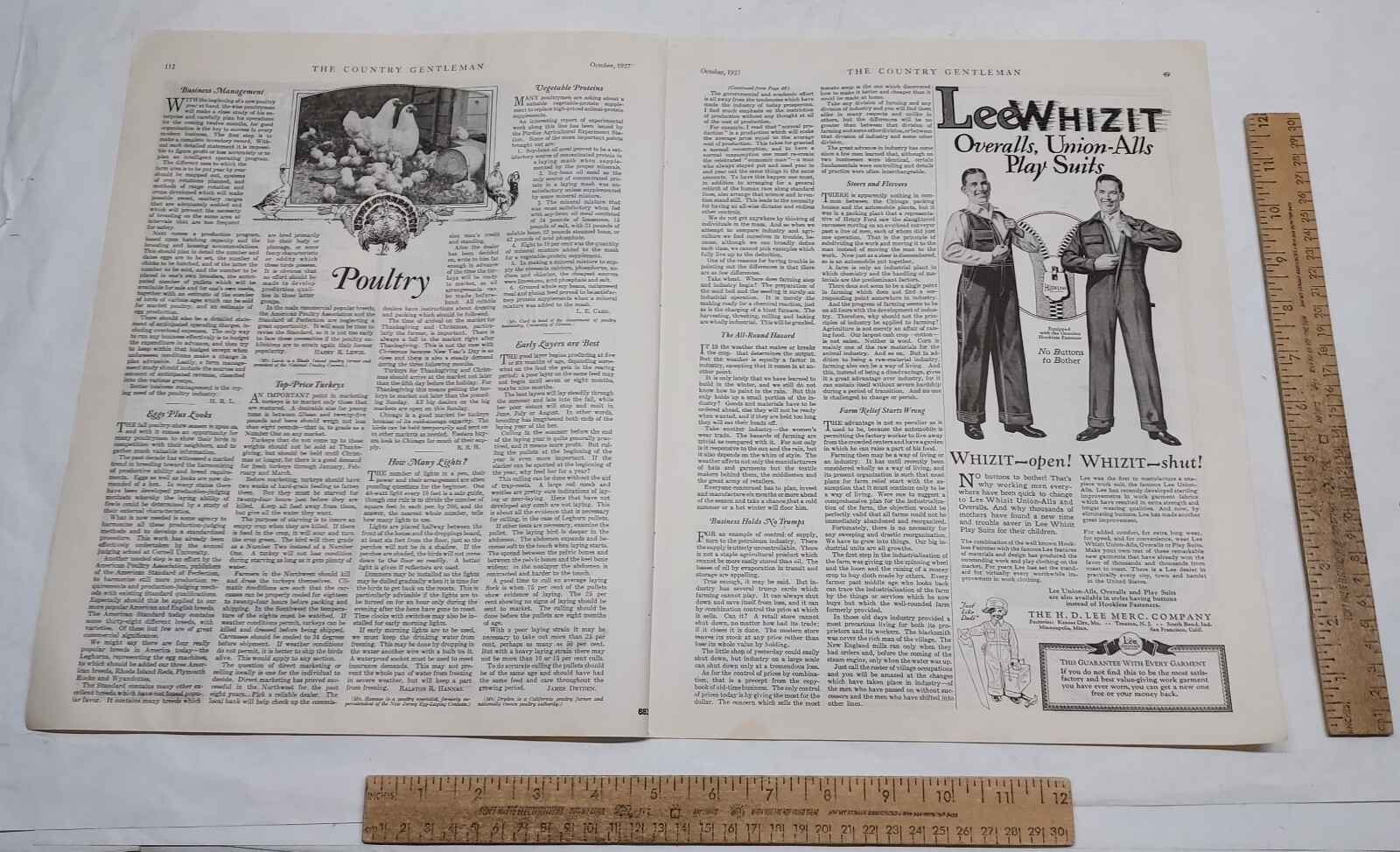 1927 – 18-35 h.p. ROCK ISLAND TRACTOR / Rock Island Plow Co. – magazine ad
