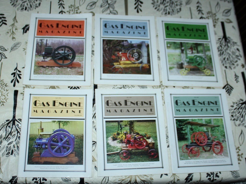 Six Issues! VINTAGE 1999 GAS ENGINE MAGAZINE Tractors ANTIQUE ENGINES More!