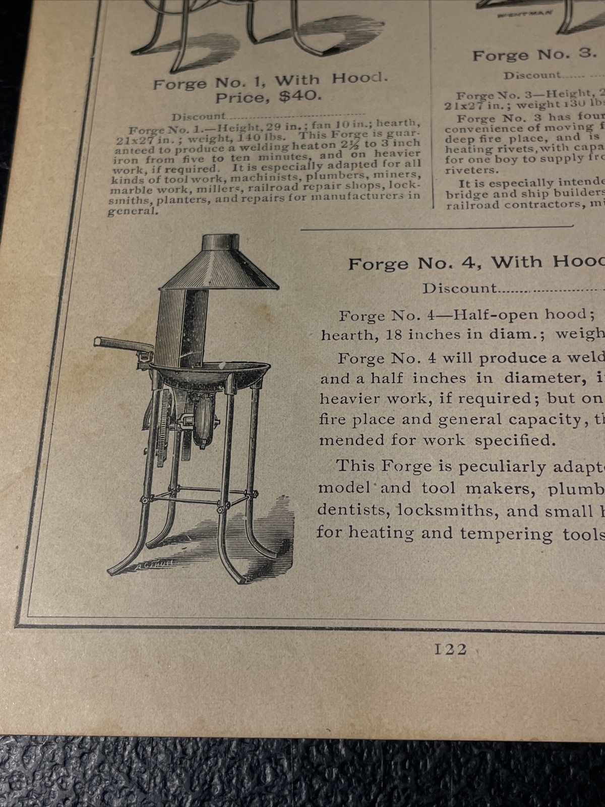 1891 Baldwin – Blacksmith Buffalo Forge – Farm Advertising – New Orleans