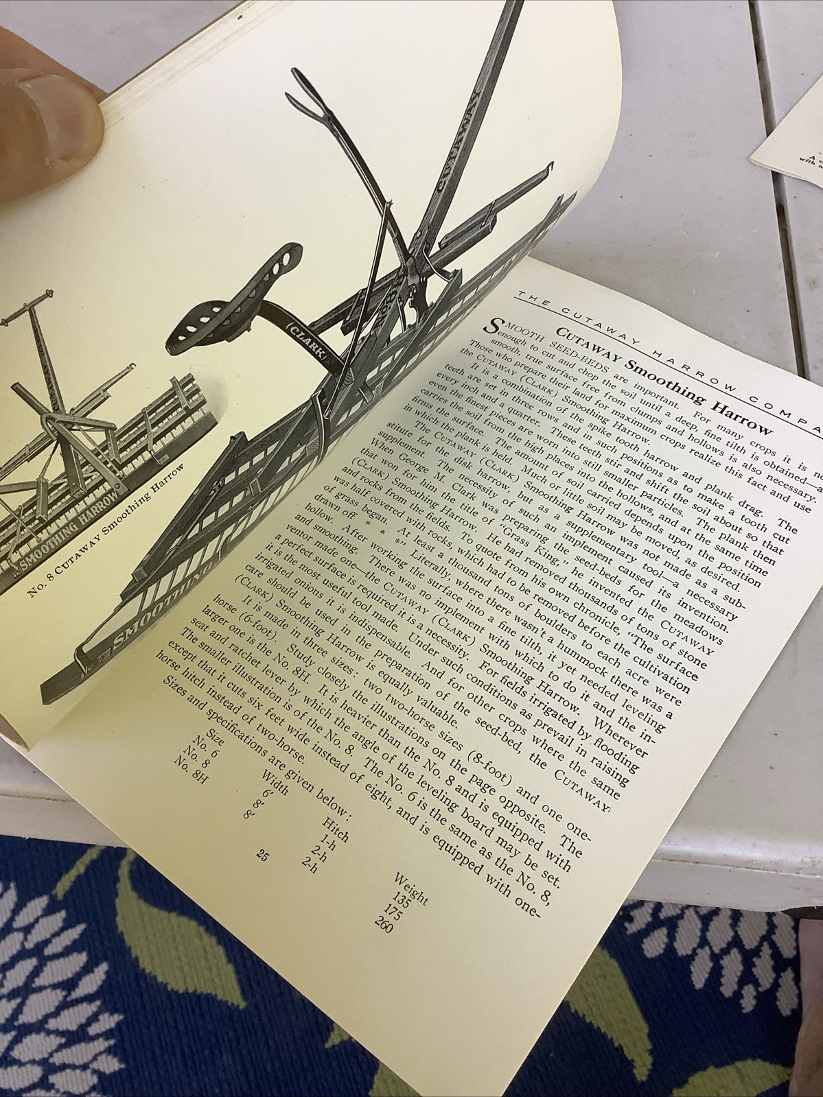 The Cutaway Harrow Company Farm equipment catalog vintage Harrow Higganum CT