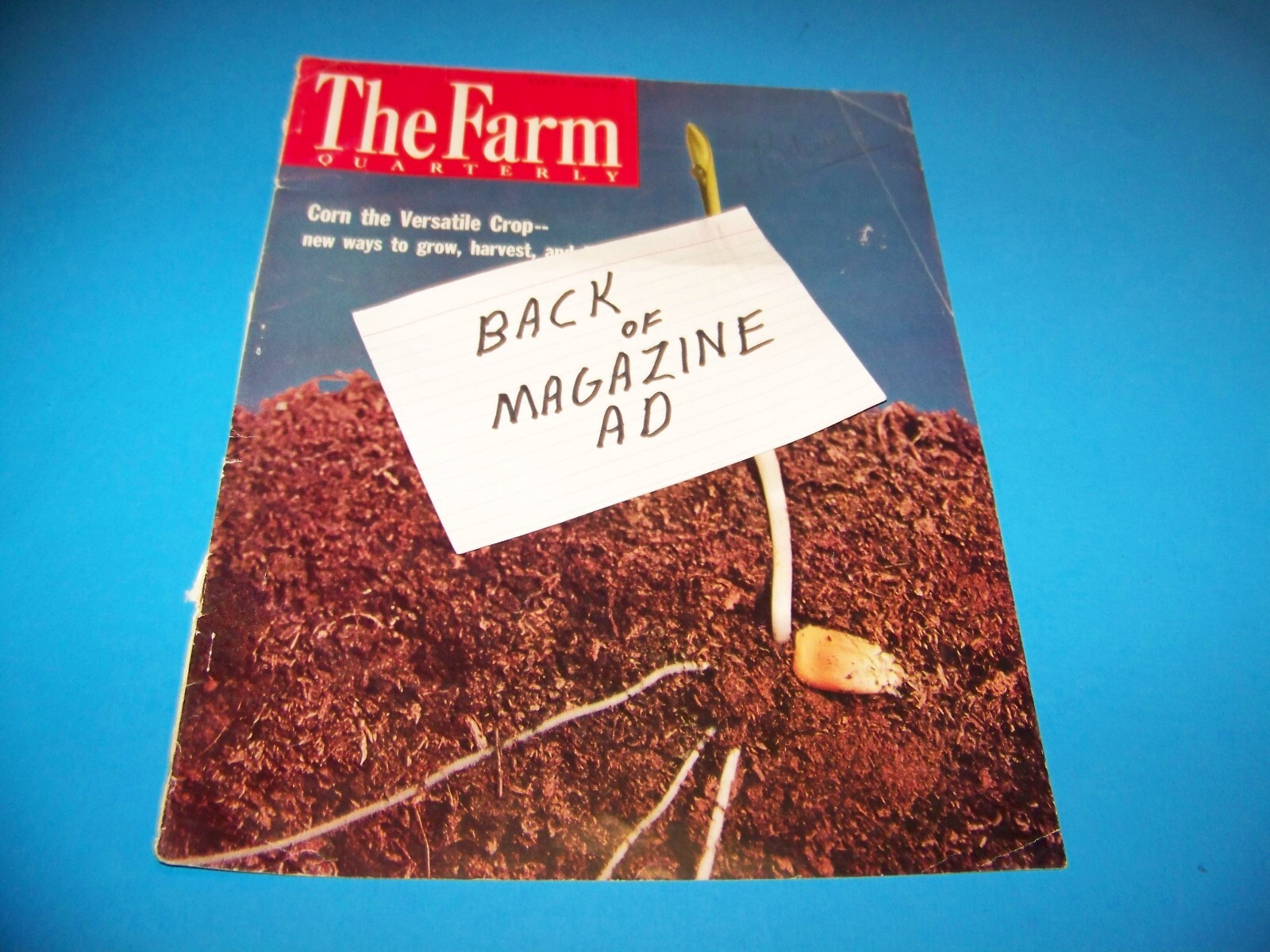 Goodyear Farm Tires Agricultural Print Ad from Magazine Vintage 1960